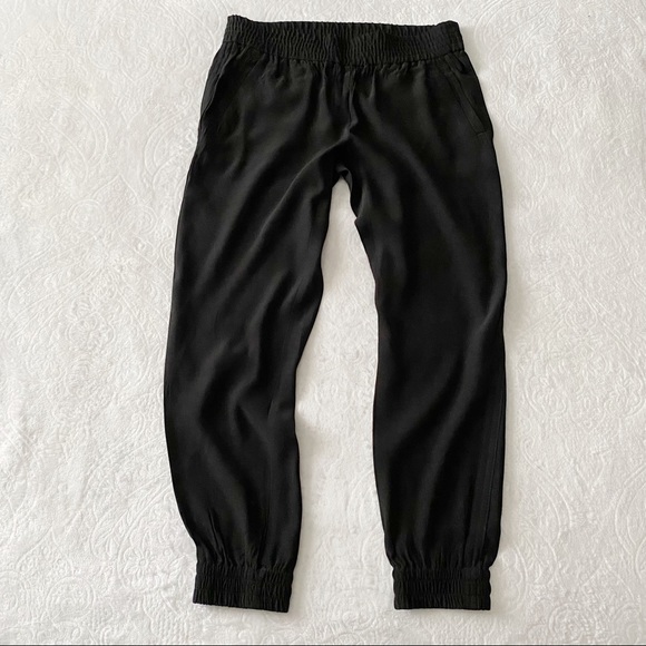 Loft Dressy Black Jogger Pants - Picture 3 of 14